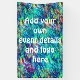 Neuseeland Abalone Paua Muschel Muster 1 Banner