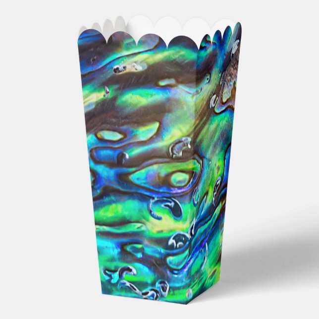 Neuseeland Abalone Paua Muschel Muster 1 Geschenkschachtel (Rückseite)
