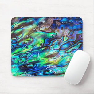 Neuseeland Abalone Paua Muschel Muster 1 Mousepad