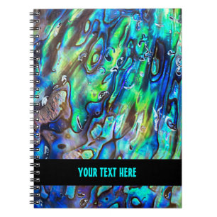 Neuseeland Abalone Paua Schalenmuster 1 Notizblock