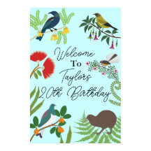 Neuseeland Bird Birthday Willkommen