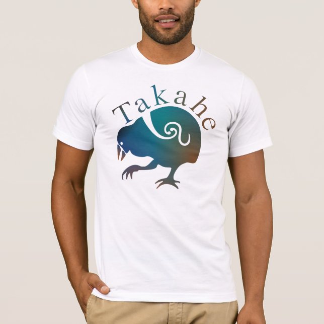 Neuseeland Bird TAKAHE T-Shirt (Vorderseite)