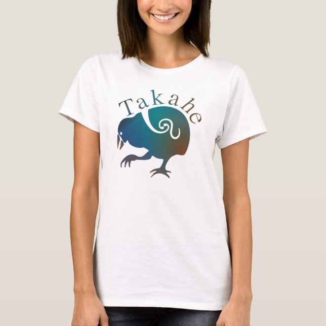 Neuseeland Bird TAKAHE T-Shirt (Vorderseite)