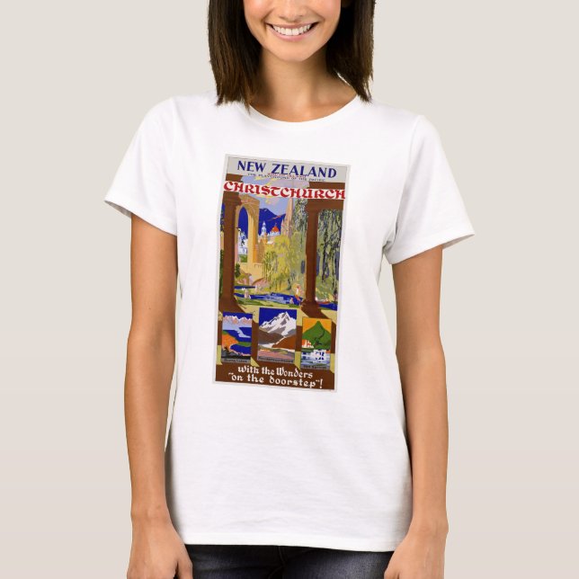 Neuseeland ~ Christchurch T-Shirt (Vorderseite)