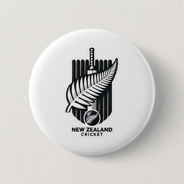 Neuseeland Cricket feiert den Geist der  Button (Vorderseite)