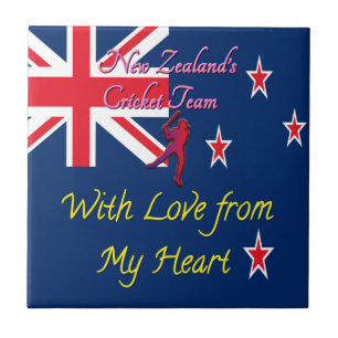 Neuseeland Cricket-Team: Liebe aus meinem Herzen K Fliese