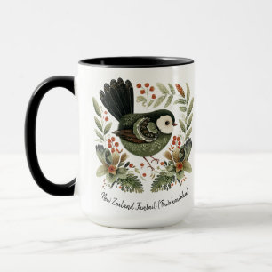 Neuseeland-Fantail-Folk-Art Tasse