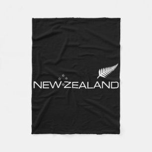 Neuseeland-Farn-Flagge-Athletic-Srts-Style-T-Shirt Fleecedecke