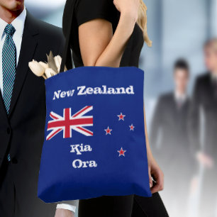 Neuseeland Flag & Kia Ora mode / Neuseeland Tasche