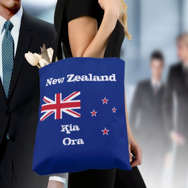 Neuseeland Flag & Kia Ora mode / Neuseeland Tasche (Von Creator hochgeladen)