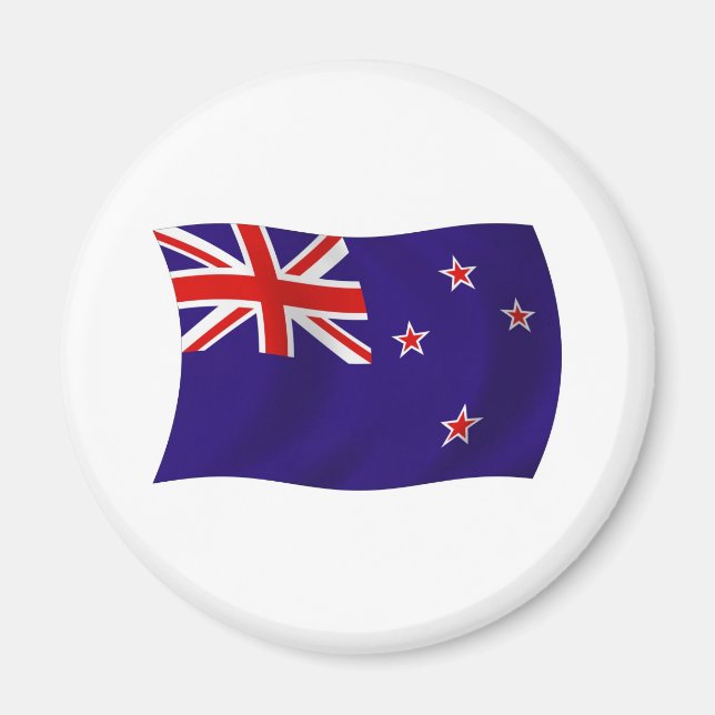 Neuseeland Flag Magnet (Vorne)