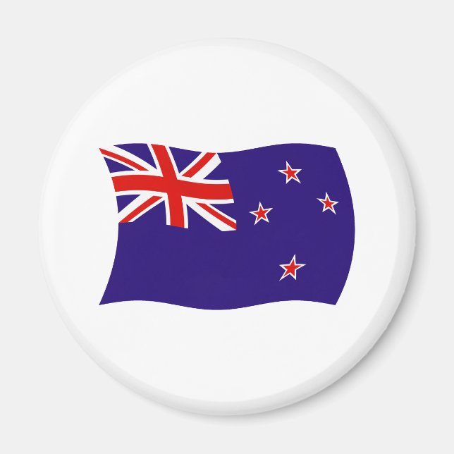 Neuseeland Flag Magnet (Vorne)