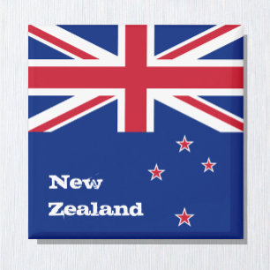 Neuseeland Flag Urlaub, Reise/Sport Magnet