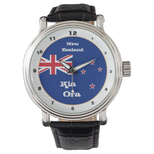 Neuseeland Flag watch, Kia Ora, Zealand fashion Armbanduhr