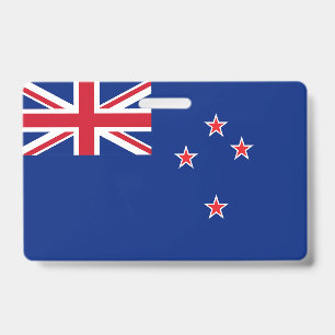 Neuseeland-Flagge Ausweis
