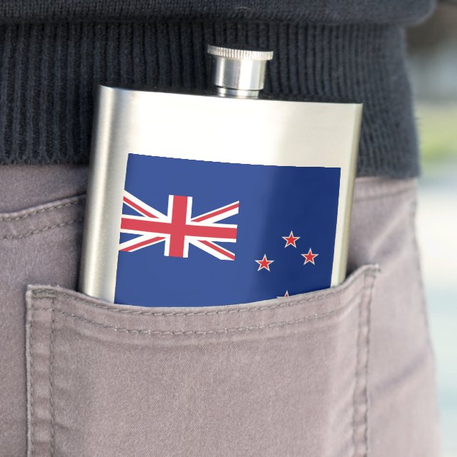 Neuseeland-Flagge Flachmann (Beispiel)