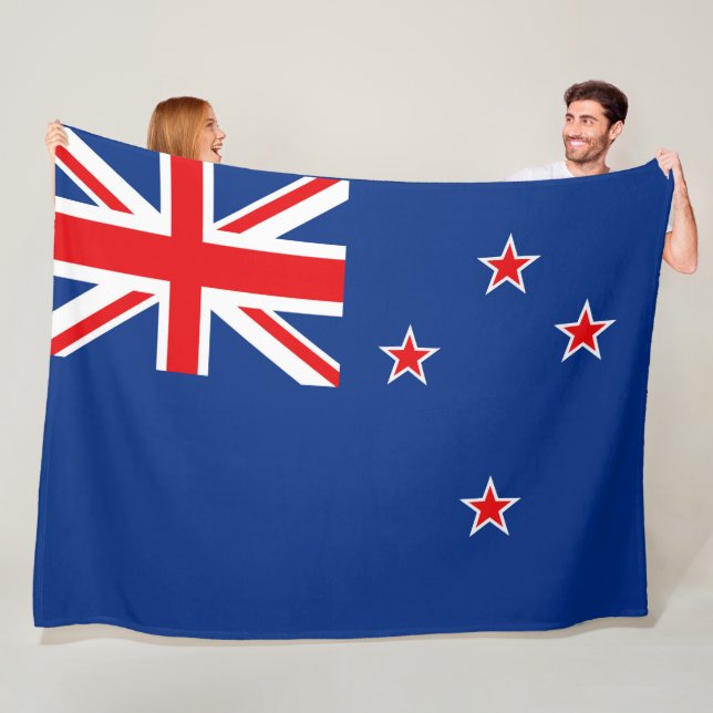 Neuseeland-Flagge Fleecedecke (Beispiel)