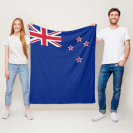 Neuseeland-Flagge Fleecedecke