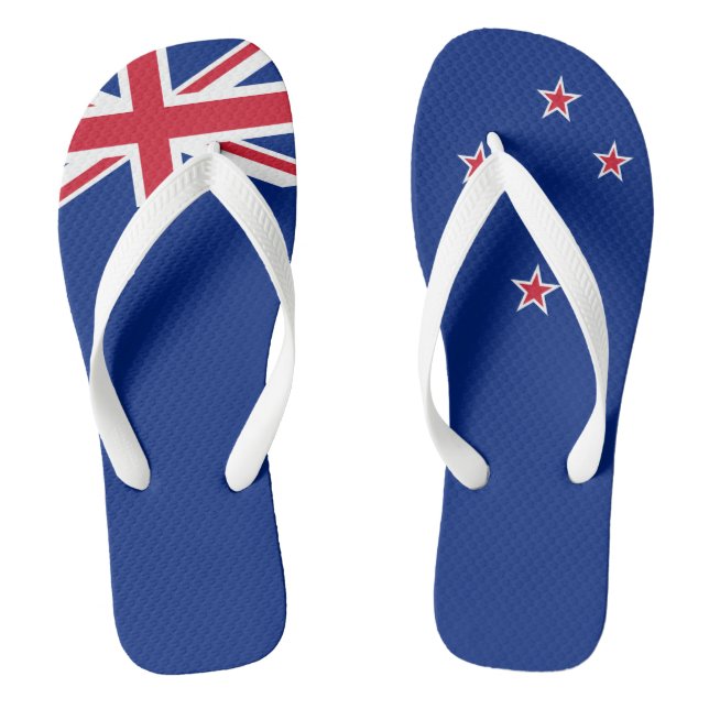 Neuseeland-Flagge Flip Flops (Fußbett)