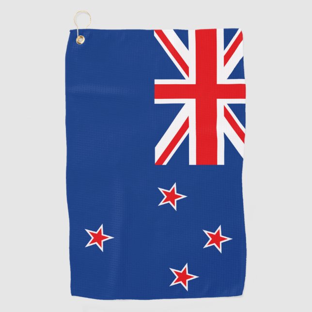 Neuseeland-Flagge Golfhandtuch (Vorderseite)