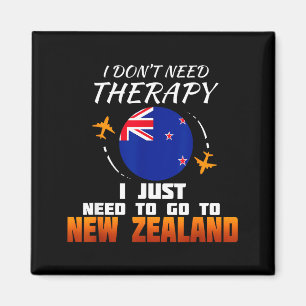 Neuseeland-Flagge I Urlaub I Lustiges Neuseeland  Magnet