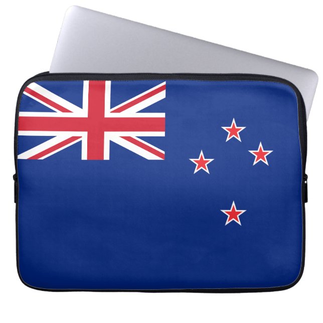 Neuseeland-Flagge Laptopschutzhülle (Vorderseite)