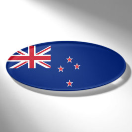 Neuseeland-Flagge Namenschild
