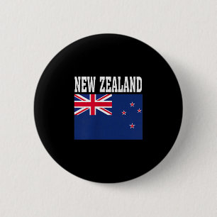 Neuseeland-Flagge patriotische nationale Wurzeln S Button