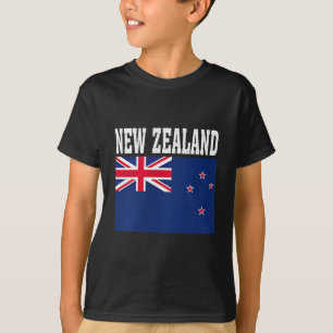 Neuseeland-Flagge patriotische nationale Wurzeln S T-Shirt