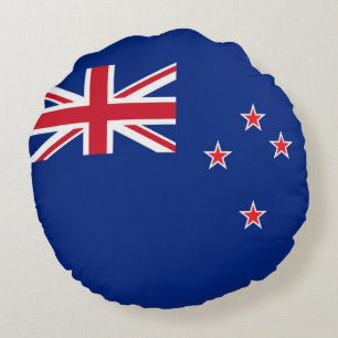 Neuseeland-Flagge Rundes Kissen