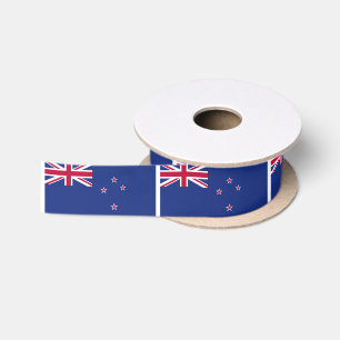 Neuseeland-Flagge Satinband