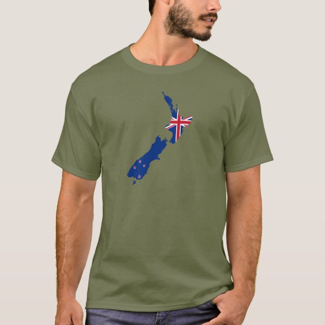 Neuseeland-Flagge T-Shirt (Vorderseite)