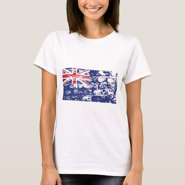 Neuseeland-Flagge T-Shirt (Vorderseite)