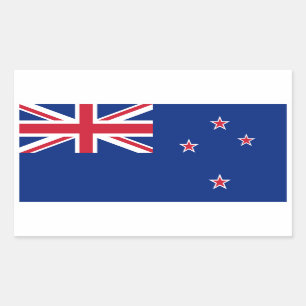 Neuseeland-Flaggen-Aufkleber Rechteckiger Aufkleber