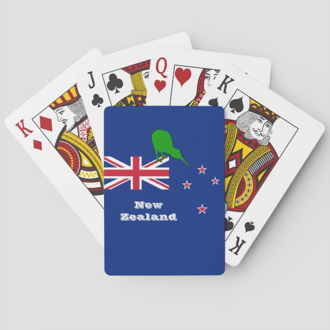 Neuseeland Flaggenspiele, Neuseeland spielen Karte Spielkarten (Rückseite)