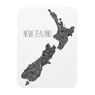 Neuseeland Flexibles Foto Magnet