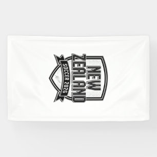 Neuseeland Fußball 2026 Fußball Bold Land Typogr Banner