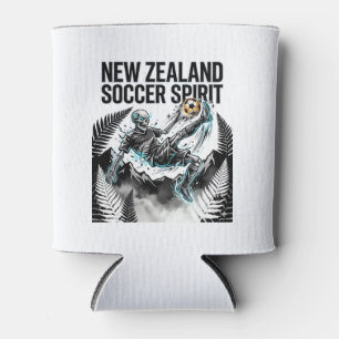 Neuseeland Fußball Geist Skelett Stürmer Nationen Dosenkühler