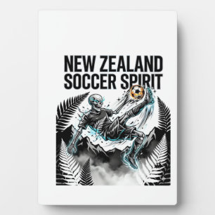 Neuseeland Fußball Geist Skelett Stürmer Nationen Fotoplatte