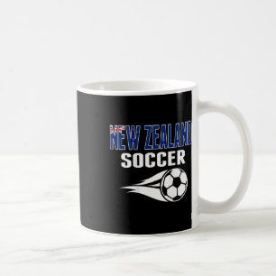 Neuseeland Fußballfans Trikot Unterstützen Neuseel Kaffeetasse