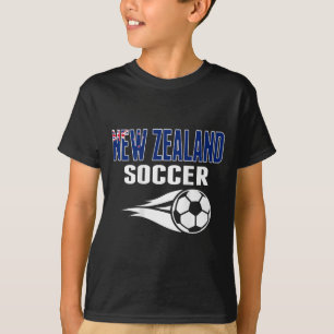 Neuseeland Fußballfans Trikot Unterstützen Neuseel T-Shirt
