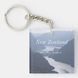 Neuseeland GPS-Schlüsselanhänger Schlüsselanhänger