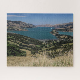 Neuseeland Jigsaw Puzzle - Akaroa alter Vulkan