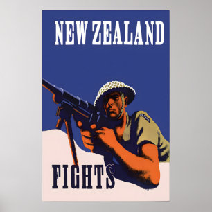 Neuseeland kämpft gegen die Propagandakunst im Zwe Poster