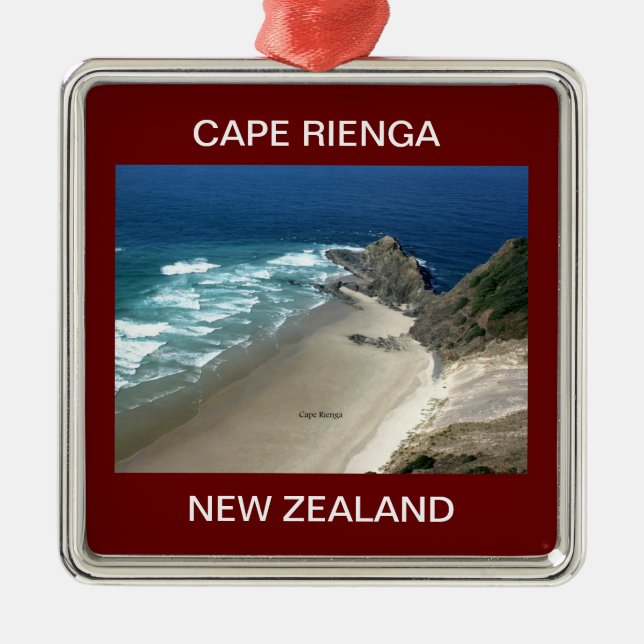 Neuseeland, Kap Rienga, Ornament Aus Metall (Vorne)