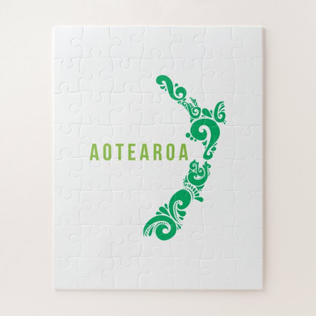 Neuseeland Karte Aotearoa New Zealander Geschenkid (Vertikal)