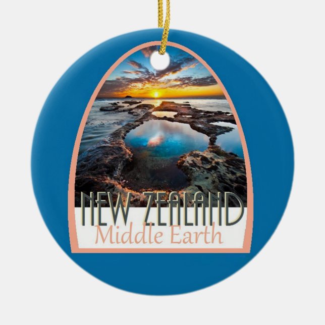 NEUSEELAND KERAMIKORNAMENT (Vorne)
