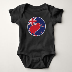 Neuseeland Kiwi Neuseeländische Nationale Tiergeme Baby Strampler