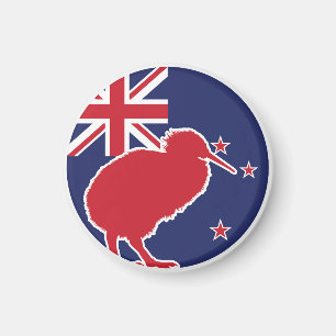 Neuseeland Kiwi Neuseeländische Nationale Tiergeme Magnet