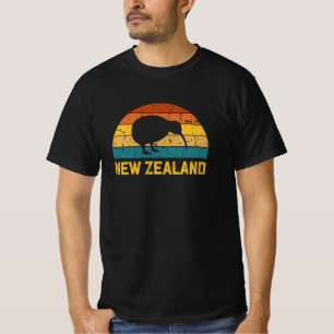 Neuseeland Kiwi Retro T-Shirt